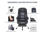 Big And Tall Office Chair, High Back Ergonomic Office Chair With Footrest, Executive - Black