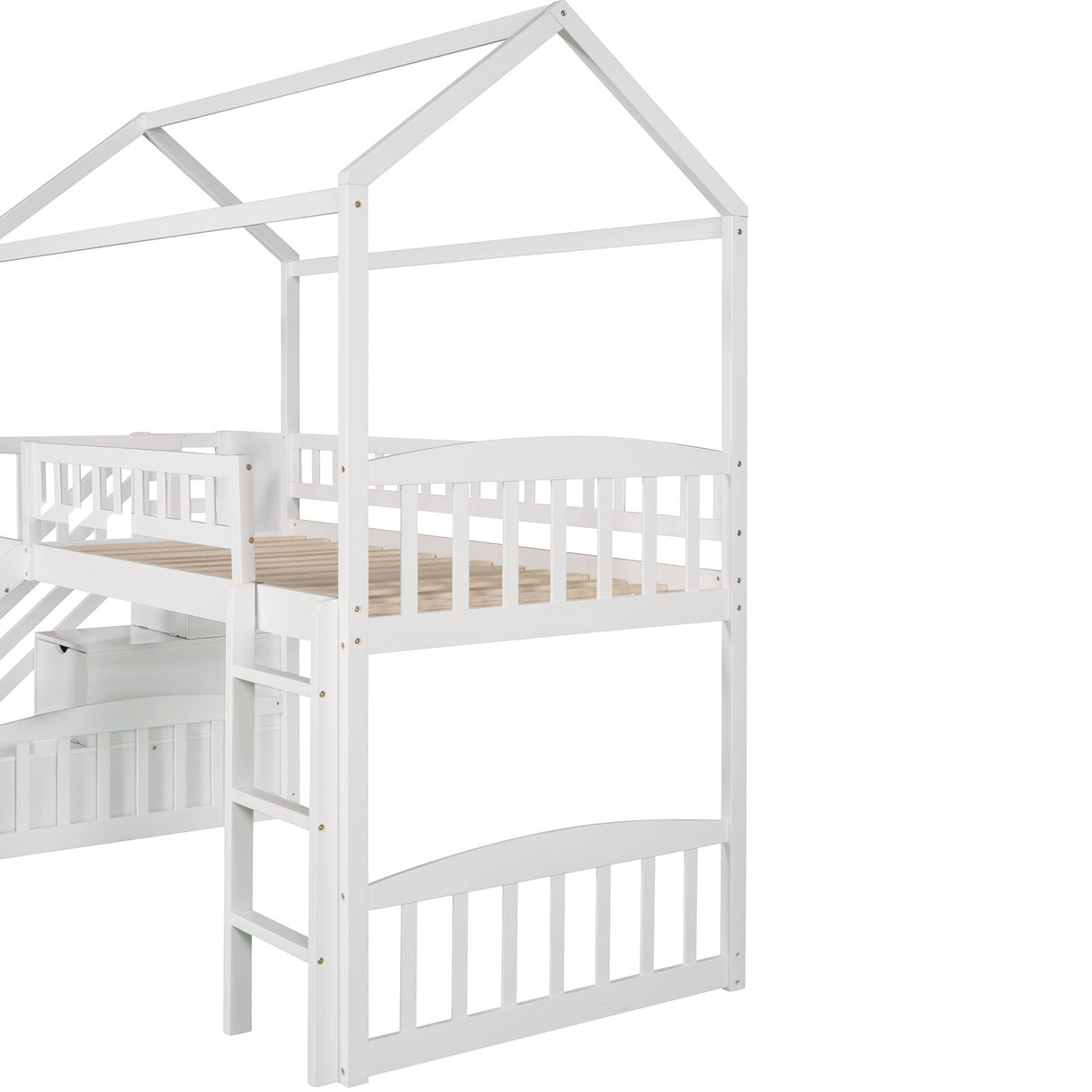 House Bed With 2 Drawers And Slide