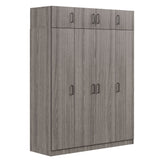 Contemporary 4 Door Wardrobe With 1 Drawer And Top Cabinet