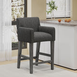 Serenitia - Upholstered Counter Chair With Straight Arm