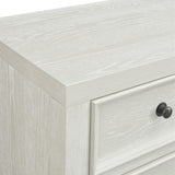 8 Drawer Dresser With Framed Fronts And Smooth Metal Glides