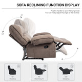 Oversized Manual Recliner Chair Sofa For Living Room