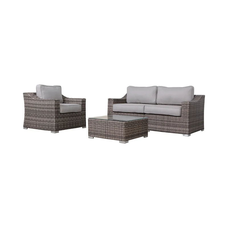 Stylish Sofa Seating Group With Cushions Perfect For Outdoor Gatherings