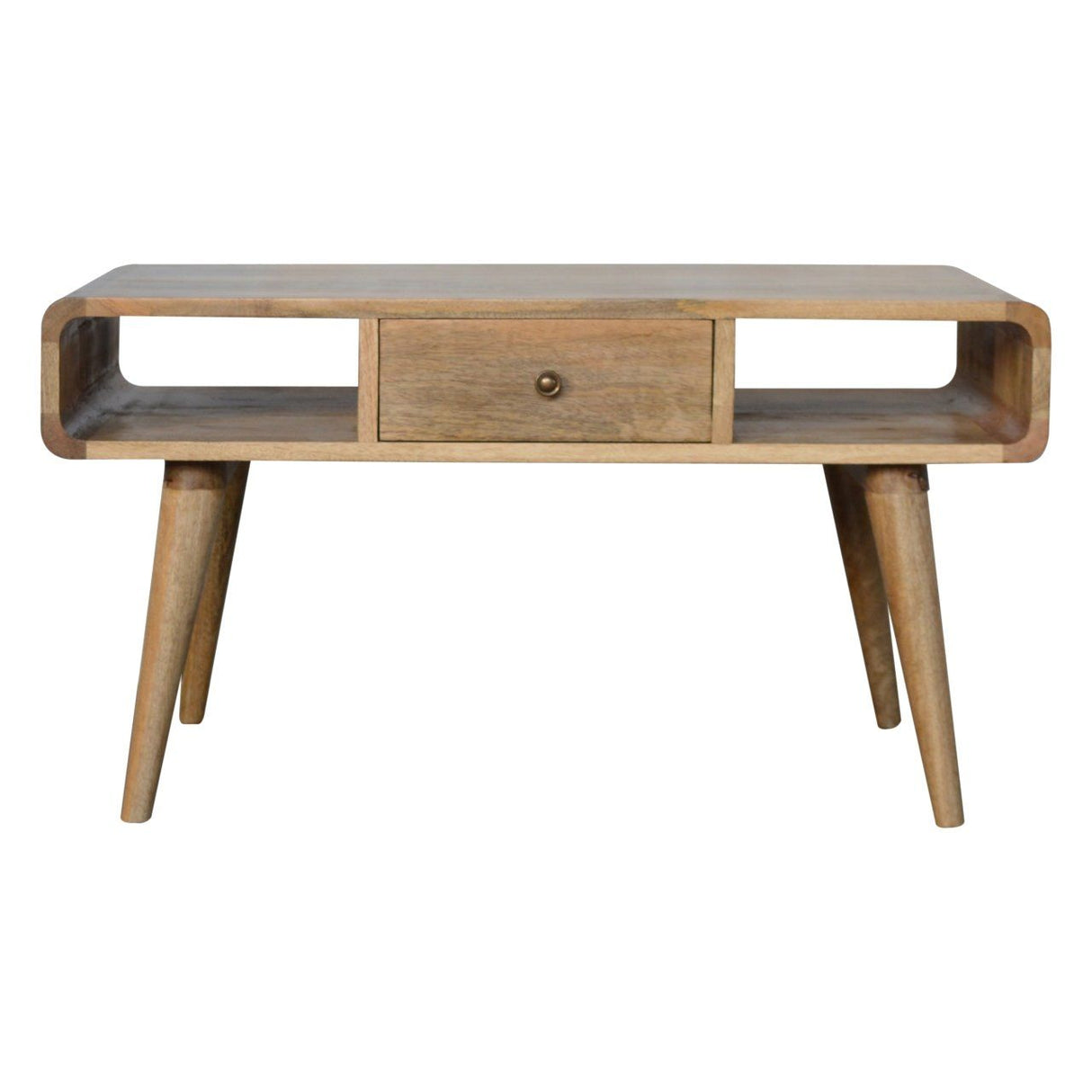 Curved Coffee Table - Oak
