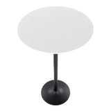 Pebble - Mid Century Modern Table Adjusts From Dining To Bar