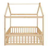 Bed House Bed Frame With Fence