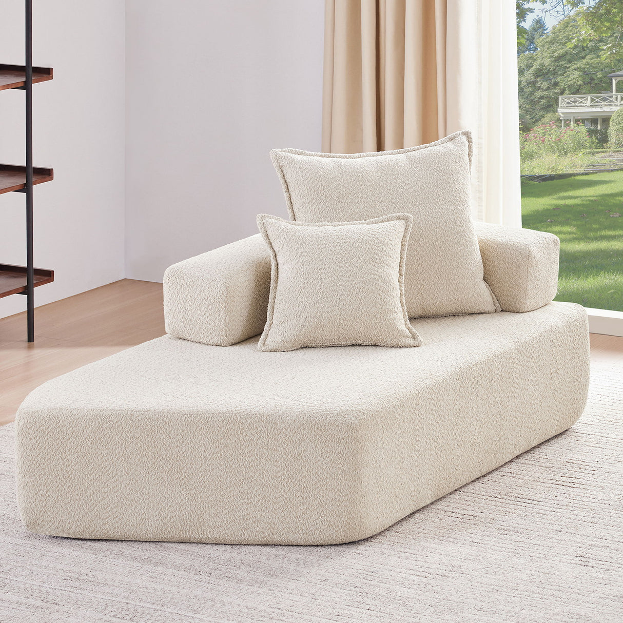 Frame For Oversized Modular U Shaped Sectional, Floor Couch Convertible Compressed Couch Spacious Foam Filled Sofa