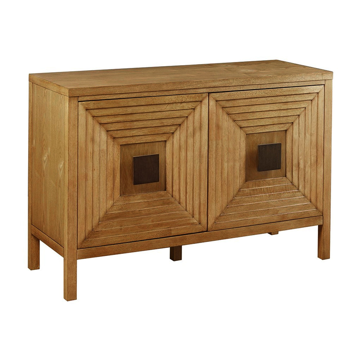 Accent Cabinet With Adjustable Shelves - Natural Elm