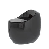 Modern Egg Shape Toilet 1.28 Gpf Single Flush Ceramic