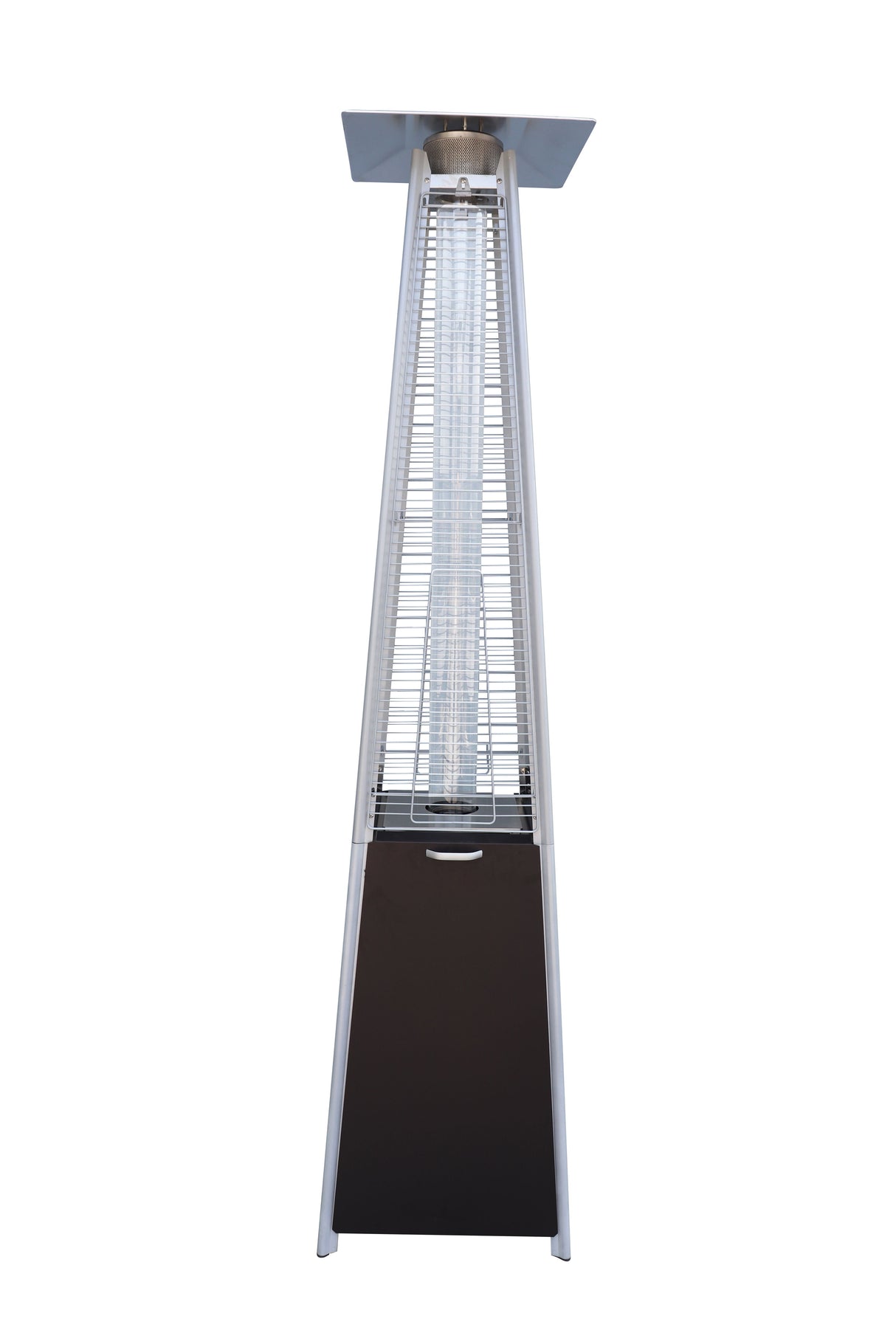 40, 000 Btu Propane Standing Patio Heater Stainless Steel