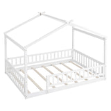 Bed House Bed Frame With Fence