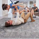 Marfi - 8' X 10' Oriental Area Rug - Ivory / Beige