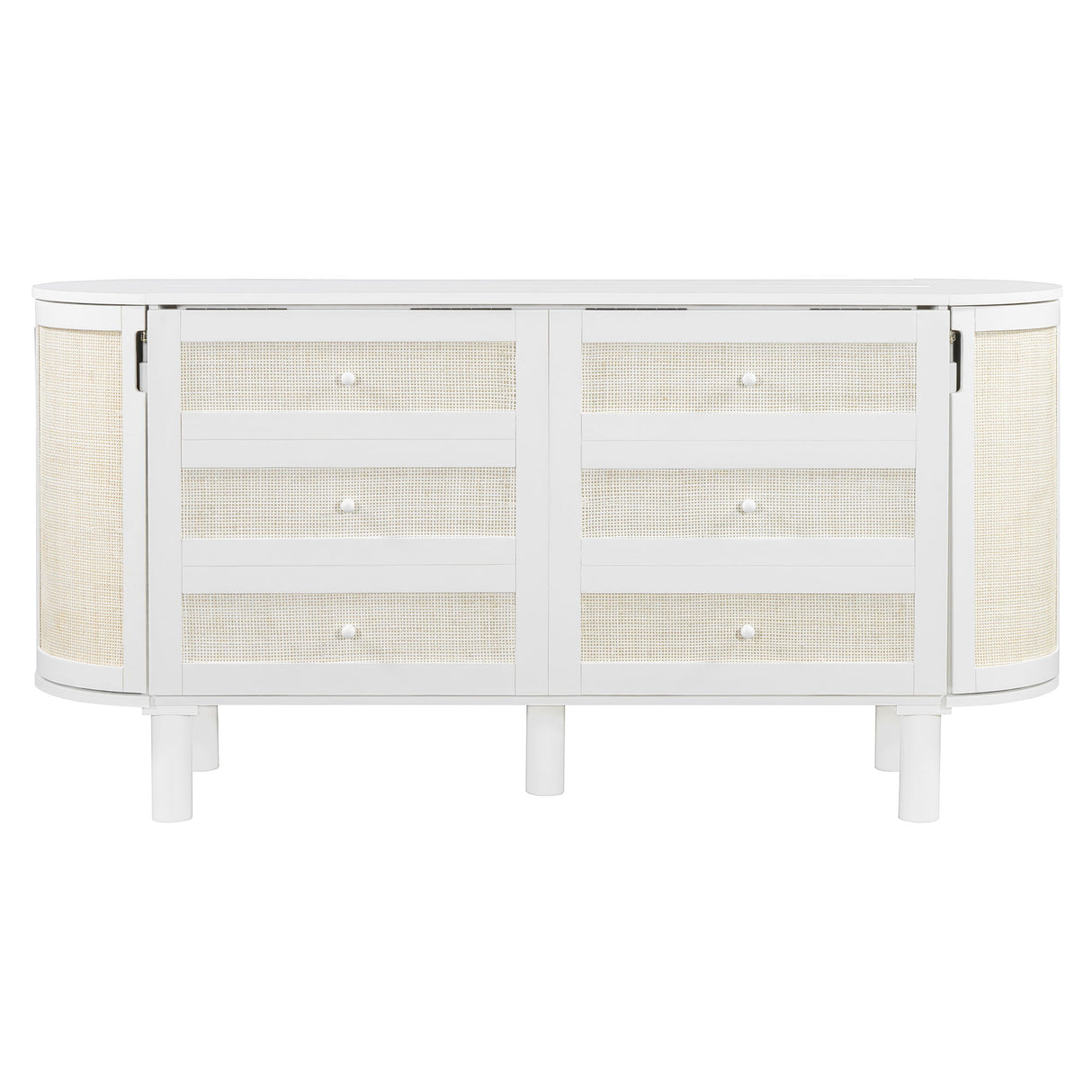 Murphy Bed With Hidden Storage & Modern Woven Design