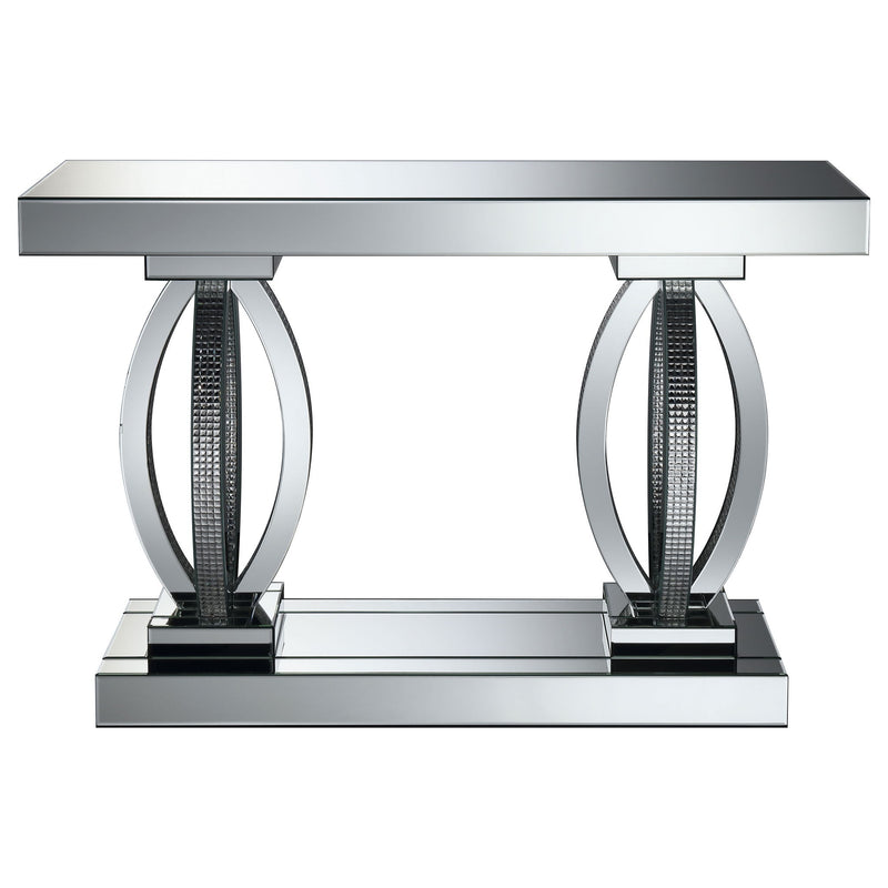 Drea - Entryway Sofa Console Table - Silver