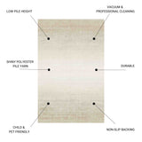 Macau - 28" X 43" Non - Slip Accent Rug - Beige