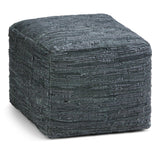 Fredrik - Handcrafted Square Pouf