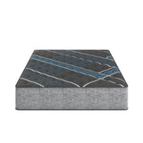 Comfort Care - 14" King Size Hybrid Mattress, Firm Support - Gray / Blue