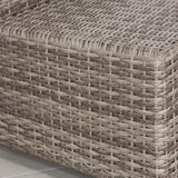 Stylish Outdoor Ottoman With Cushion For Comfort