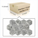 Hexagon Natural Marble Polished Tile For Wall And Floor (Set of 12)