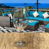 Leadingware Unbreakable Tritan Wine Glass (Set of 4), 20Oz, Bpa Free - Clear