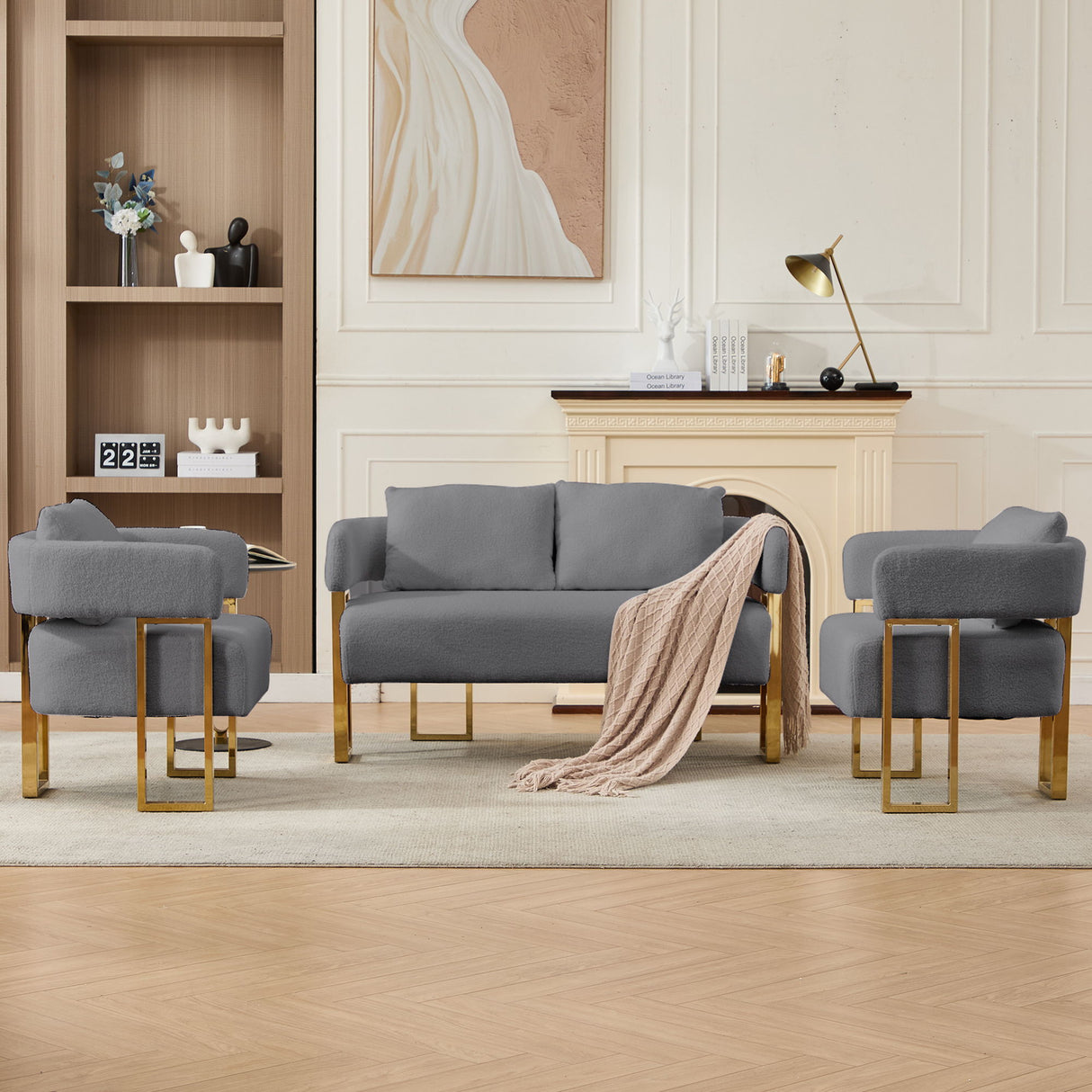 Decorative Upholstered Side Chair For Living Room