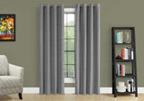 2 Pieces Set, Curtain Panel, Room Darkening, Grommet, Contemporary & Modern