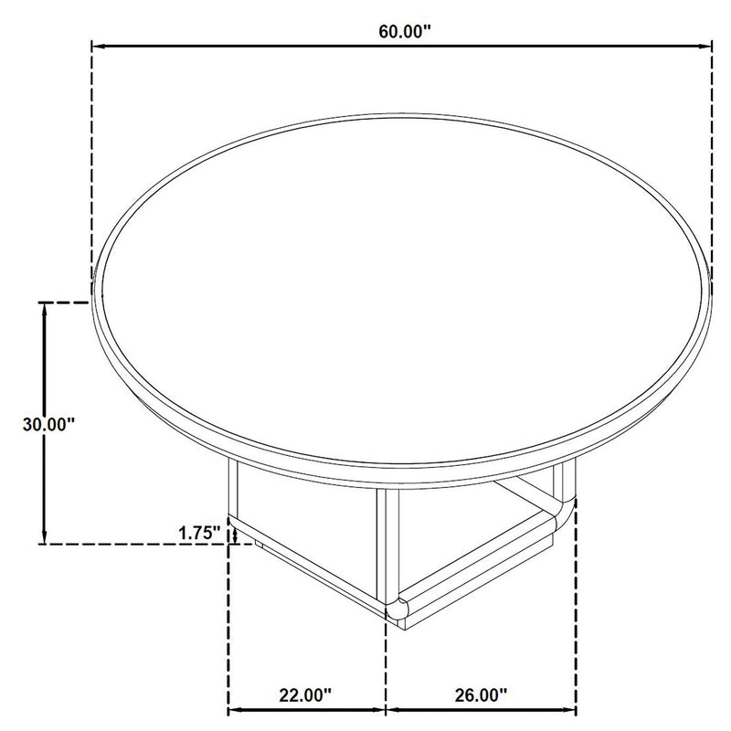 Bangor - Round Dining Table Set With Chairs