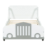 Car Shaped Platform Bed With Wheels