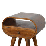 Circular Open Bedside Nightstand