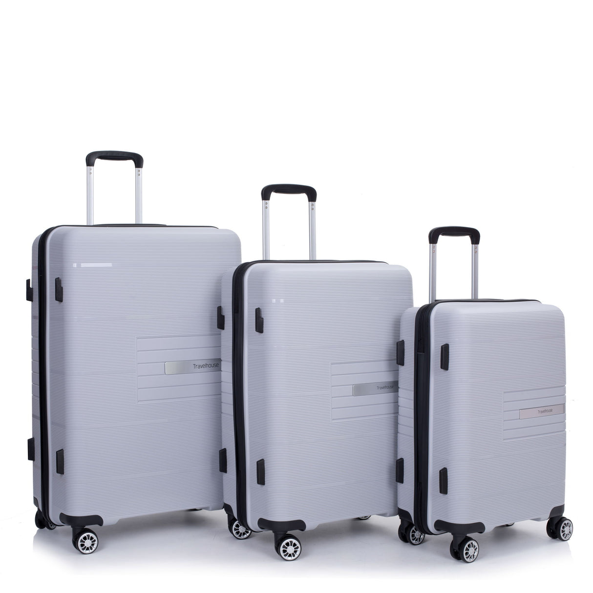 Hardshell Suitcase Double Spinner Wheels Luggage Sets, Lightweight With Tsa Lock, 3 Piece Set
