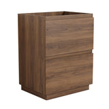Modern Freestanding Bathroom Vanity Cabinet With Double Drawer