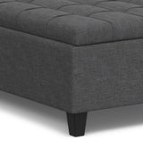 Harrison - Upholstered Coffee Table Storage Ottoman