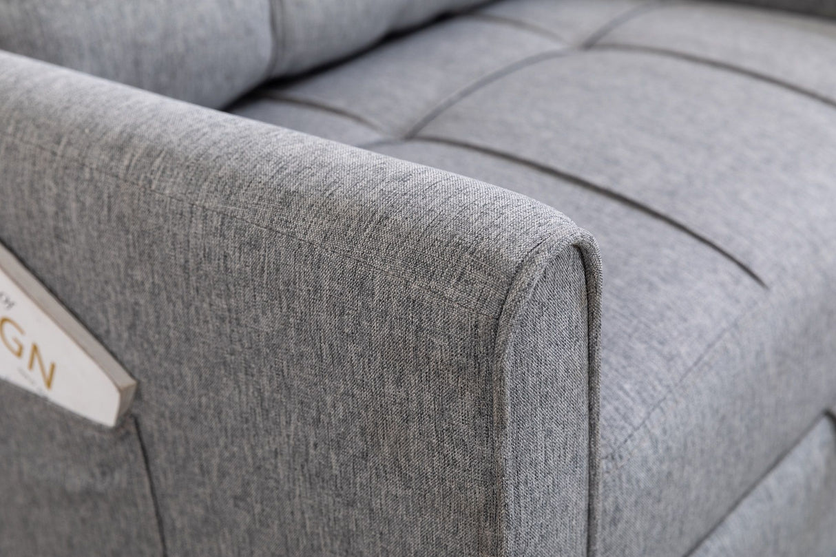 Convertible Chair Sofa Bed - Gray