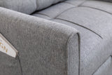 Convertible Chair Sofa Bed - Gray
