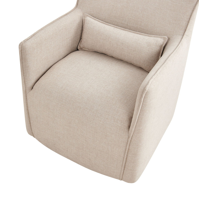 Ayla - Swivel Accent Chair With Matching Lumbar Pillow