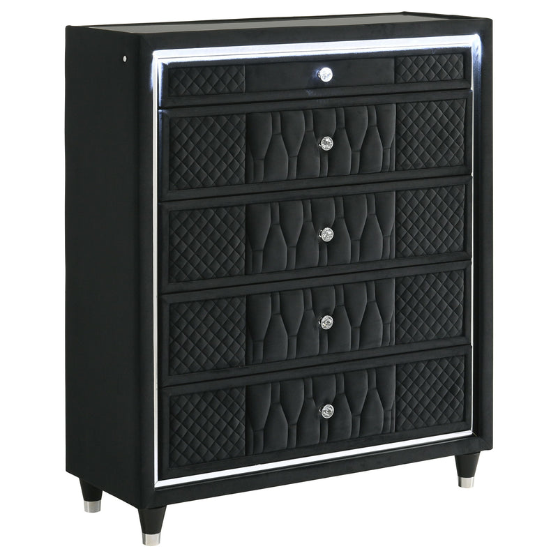 Mika - 5 Drawer LED Chest