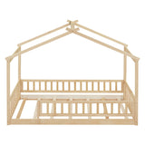 Bed House Bed Frame With Fence