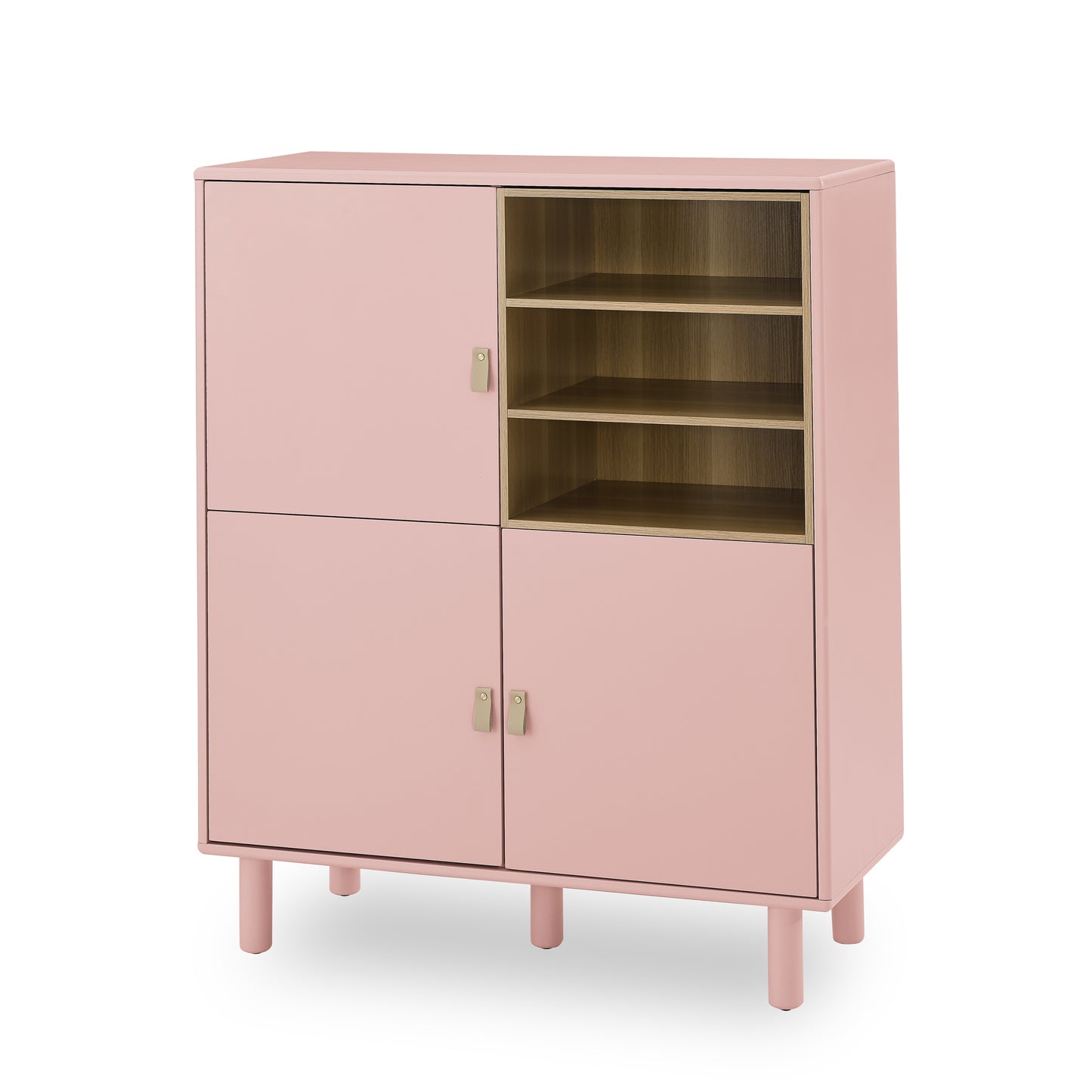 Storage cabinet with door, multifunctional storage cabinet, modern sideboard cabinet, wooden storage cabinet, leather handle drawer cabinet, home storage cabinet, office cabinet