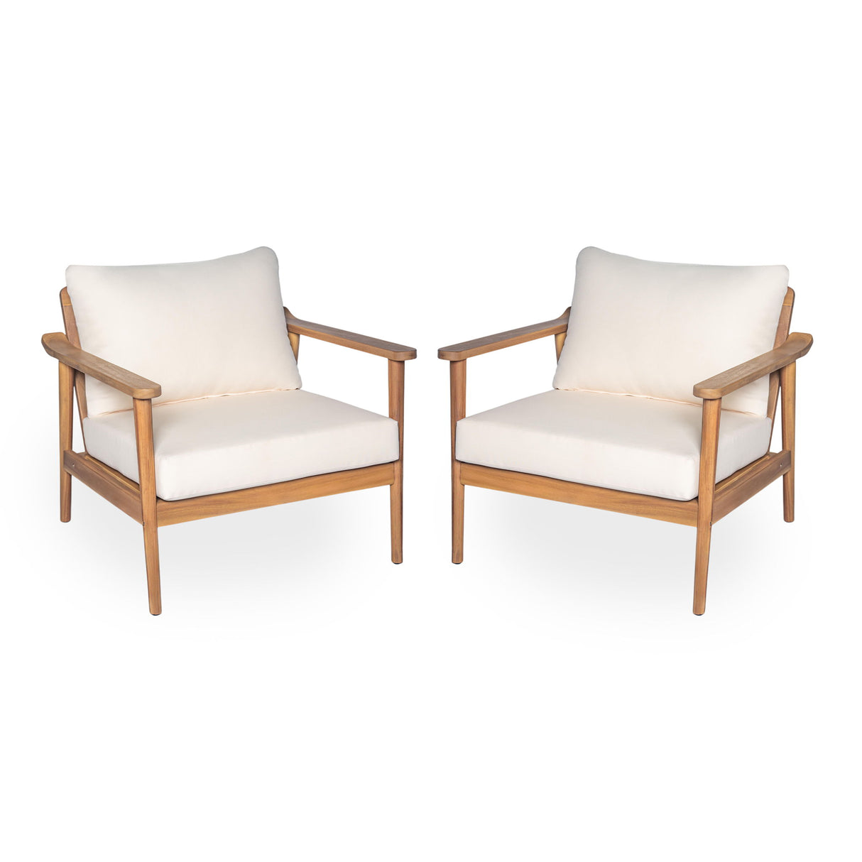 Modern Outdoor Lounge Chair With Cushions