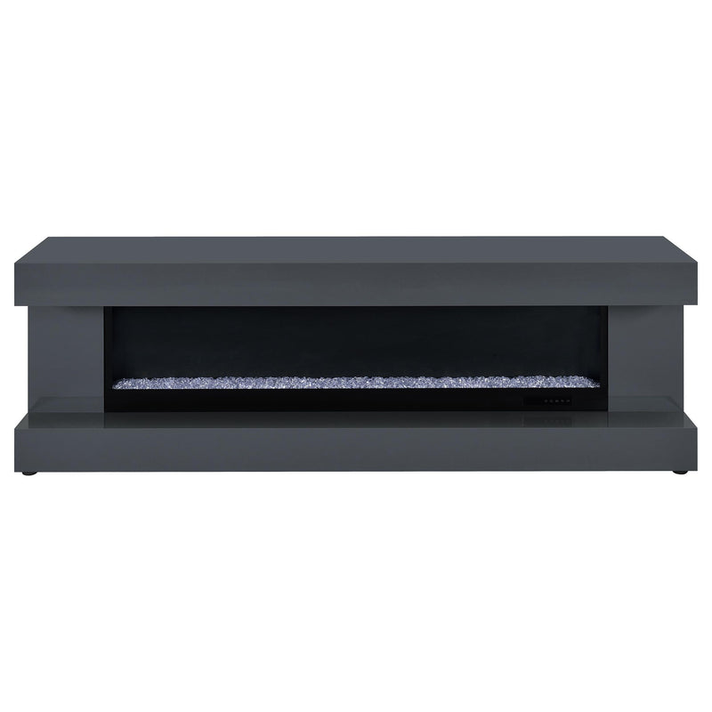 TV Stand Fireplace Console With Bluetooth Speaker