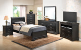 Sleigh Bed With Low Footboard