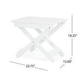 Outdoor Folding Wooden Side Table