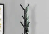 Coat Rack, Hall Tree, Free Standing, 8 Hooks, Entryway, Contemporary & Modern