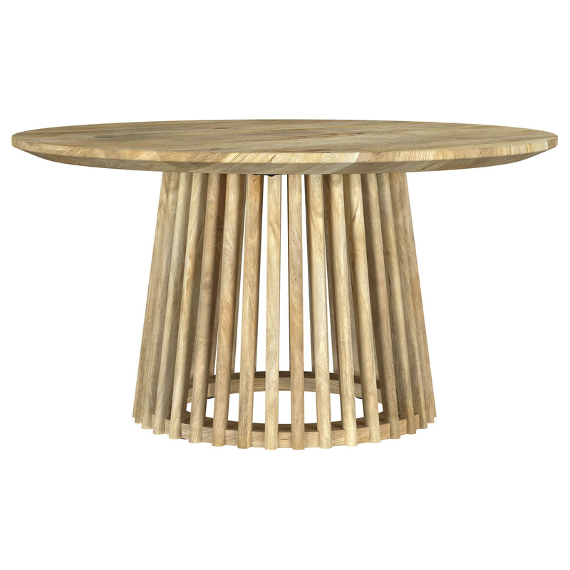 Diana - 2 Piece Round Coffee And End Table Set - Natural