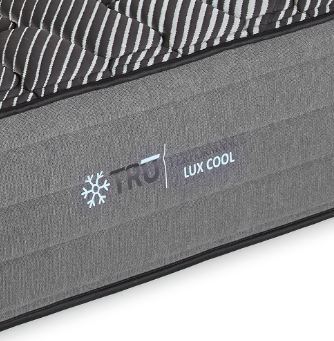 Pure Ice - 14" King Lux Firm Quilted Mattress - Black