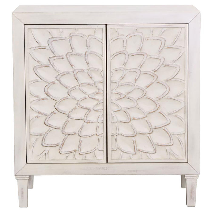 White 2-door Accent Cabinet