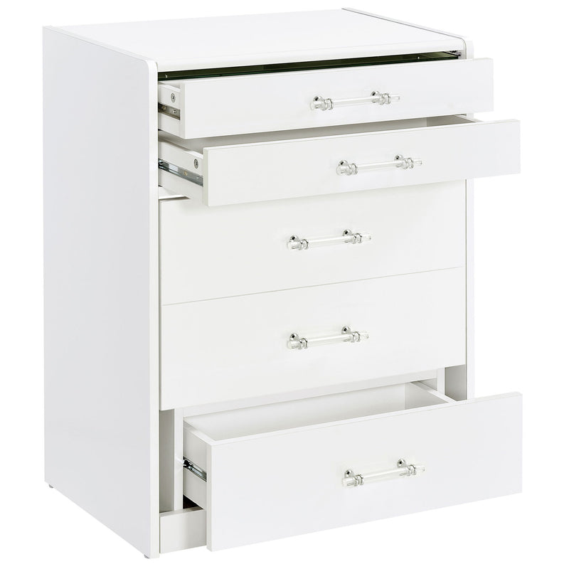 Ayuba - 3 Drawer Makeup Vanity Table With Mirror And Stool