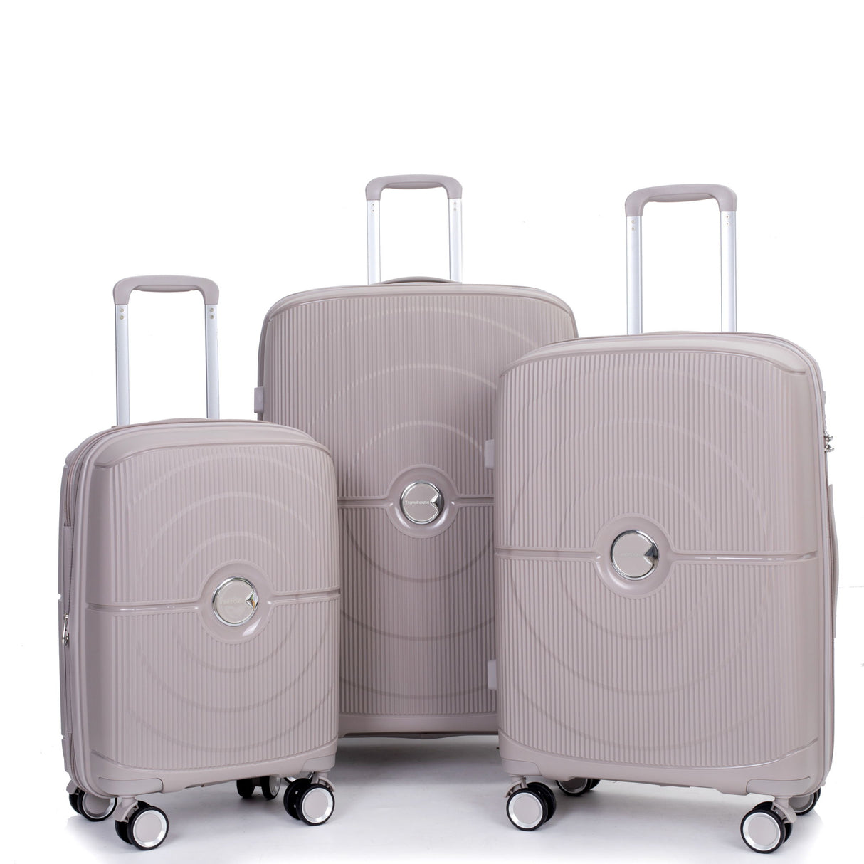 Expandable Hardshell Suitcase Double Spinner Wheels Luggage Sets