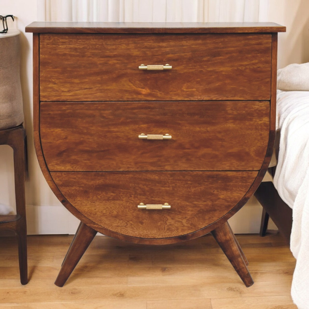 Artisan Furniture Solid Wood Agra Bedside