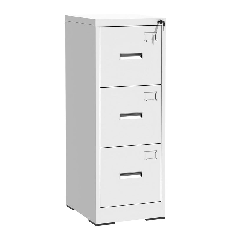 Modern Drawer Metal Vertical File Cabinet With Lock And Card Slot For Office